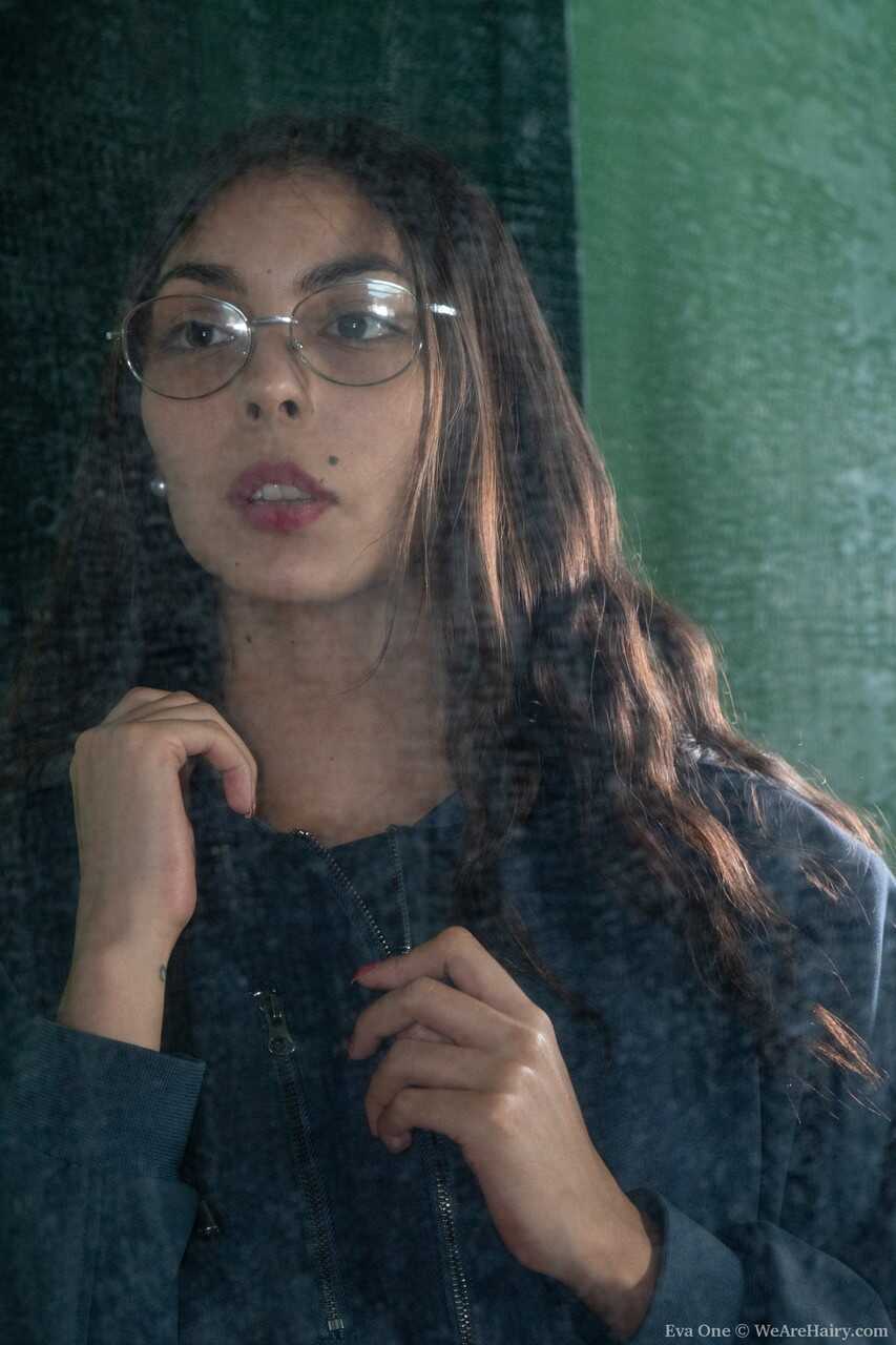 Eva One's Nerdy Titties and Hairy Pussy - Eva One