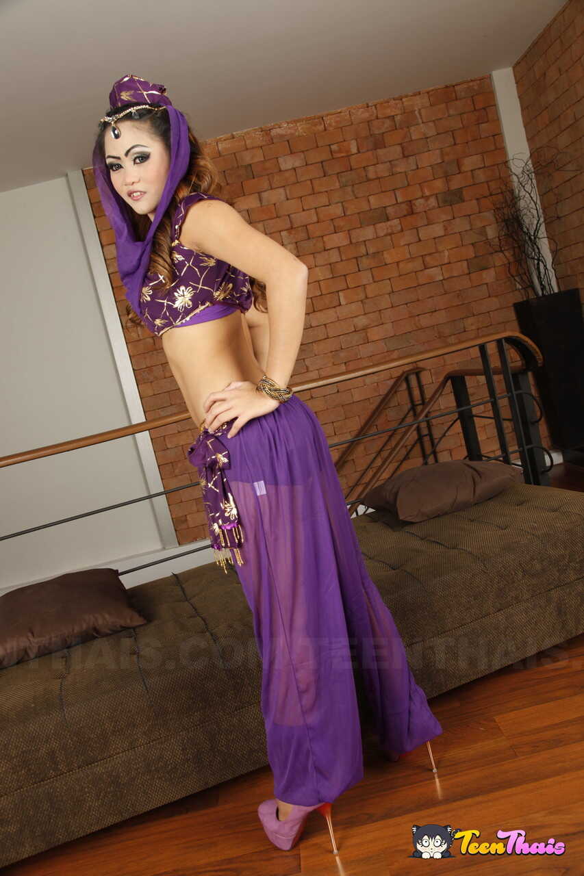 Indulging in the Orient Exotic Asian Belly Dancer Indica and her White Stranger