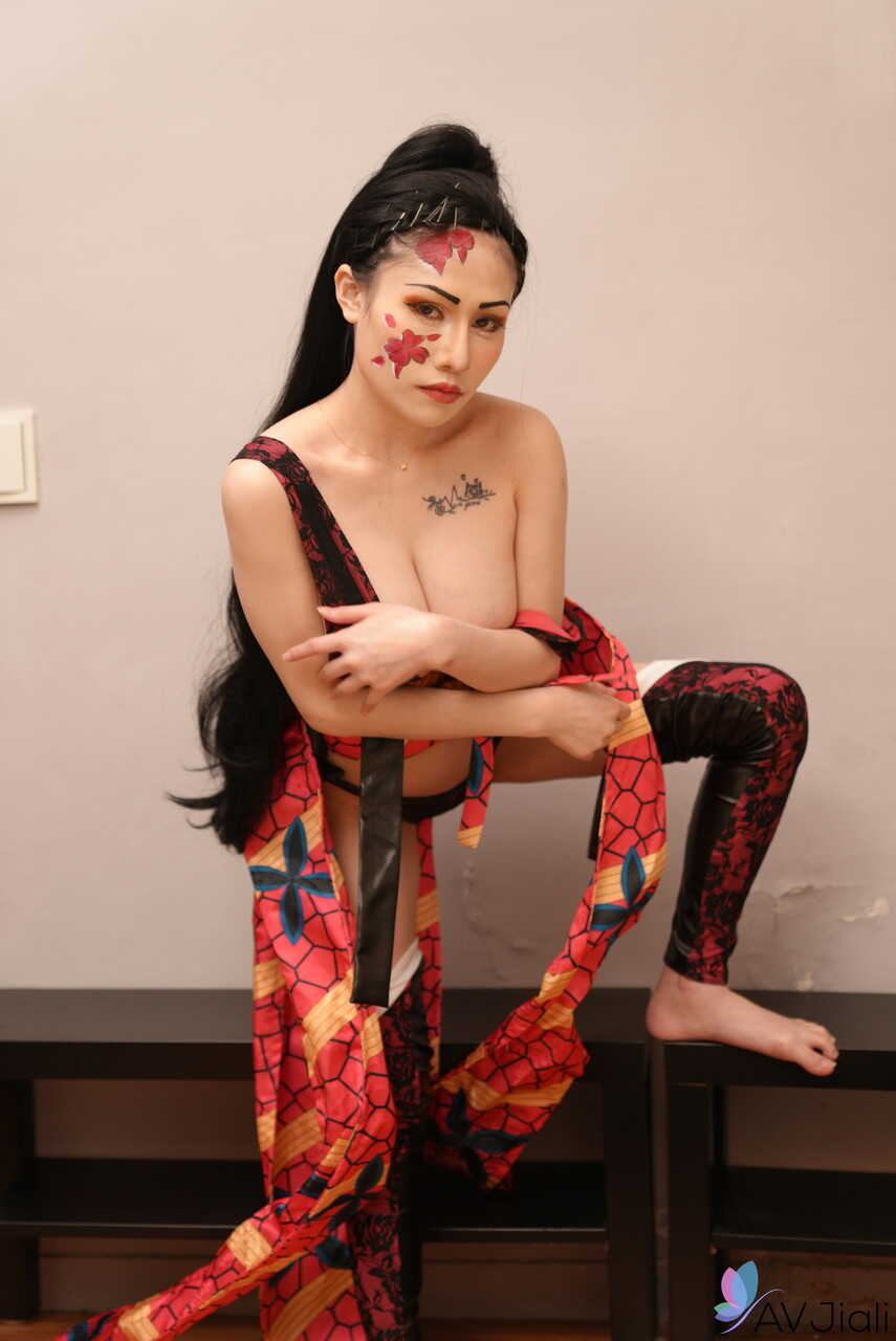 Slutty Teen Cosplayer Xiao Ye Ye Titty Fucks and Gets Pounded by Her Fellow Geek - Xiao Ye Ye