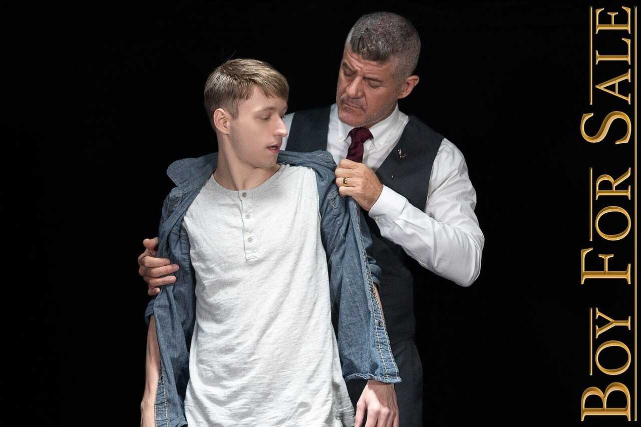 Kinky DILF Master Stone strips, examines and fucks naughty twink The Boy Noah - 