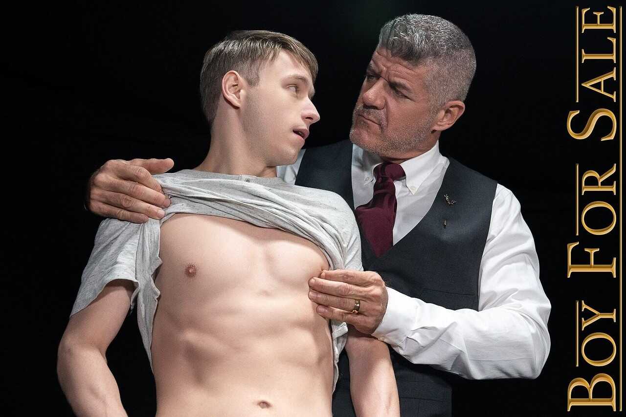 Kinky DILF Master Stone strips, examines and fucks naughty twink The Boy Noah - 