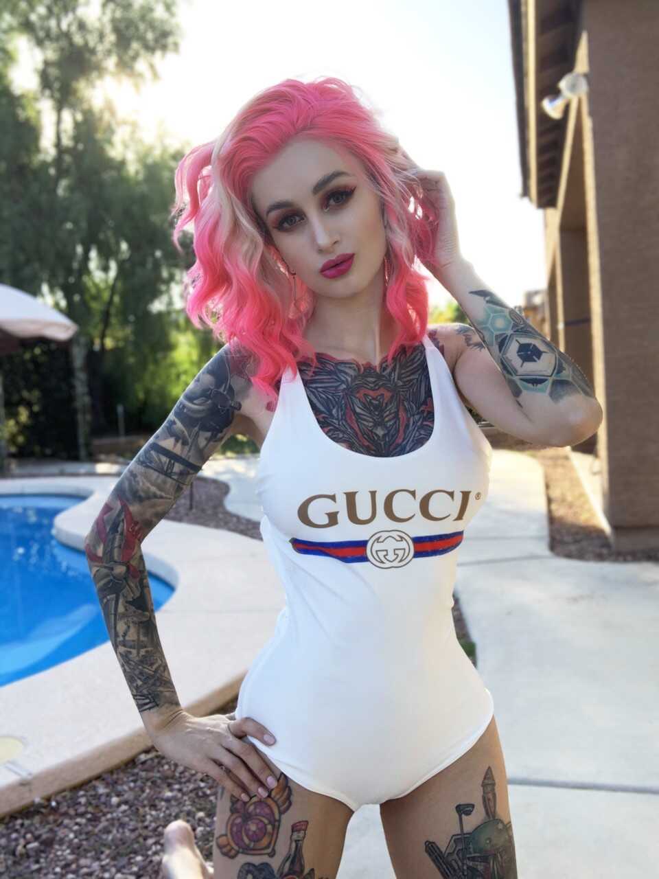Tatted and Tight: The Perfect Booty of a Beautiful OnlyFans Model - 