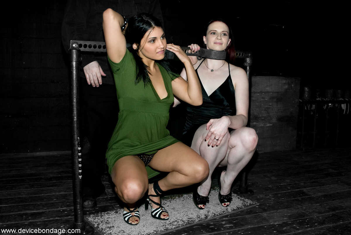 Sexy Device Bondage with Claire Adams and Friends in High Heels and Tight Dresses - Claire Adams, Miss Jade Indica, Sarah ...