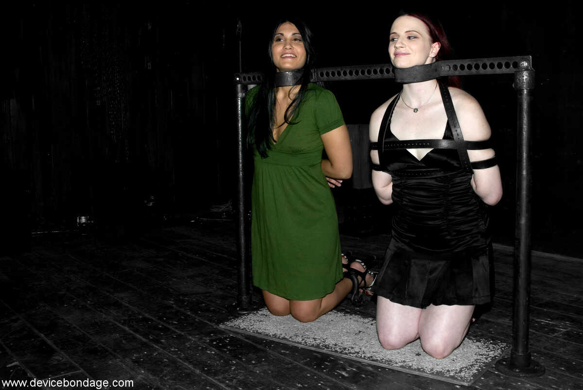 Sexy Device Bondage with Claire Adams and Friends in High Heels and Tight Dresses - Claire Adams, Miss Jade Indica, Sarah ...