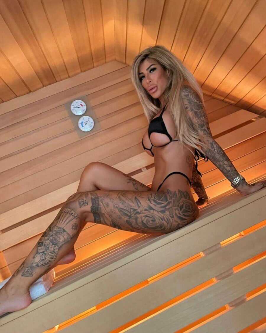 Blonde Bombshell Busts Out Her Ink and Blows Your Mind