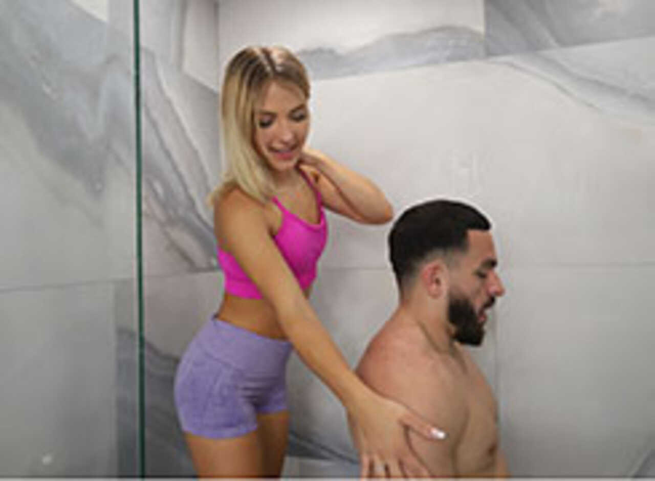 Emma Bugg's Wild Stepdad Sex: A Petite Blonde Teen's Huge Cumshot Missionary with Natural Tits and Legs Up Doggy...