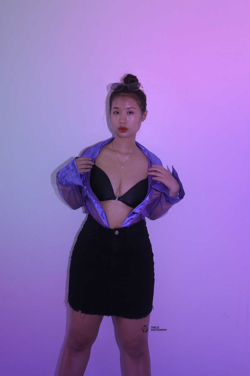 Asian Amateur Loves to Expose Her Natural Tits in Public - 