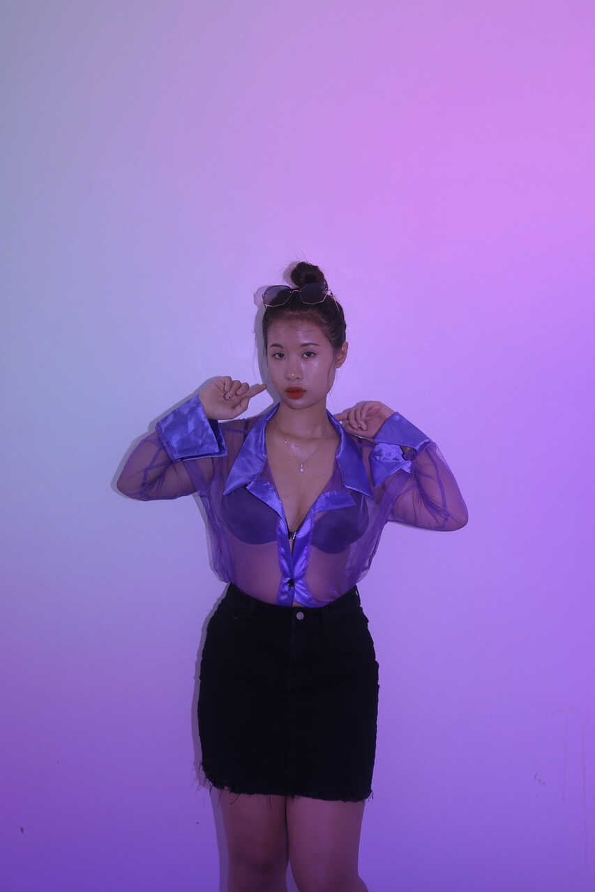 Asian Amateur Loves to Expose Her Natural Tits in Public - 
