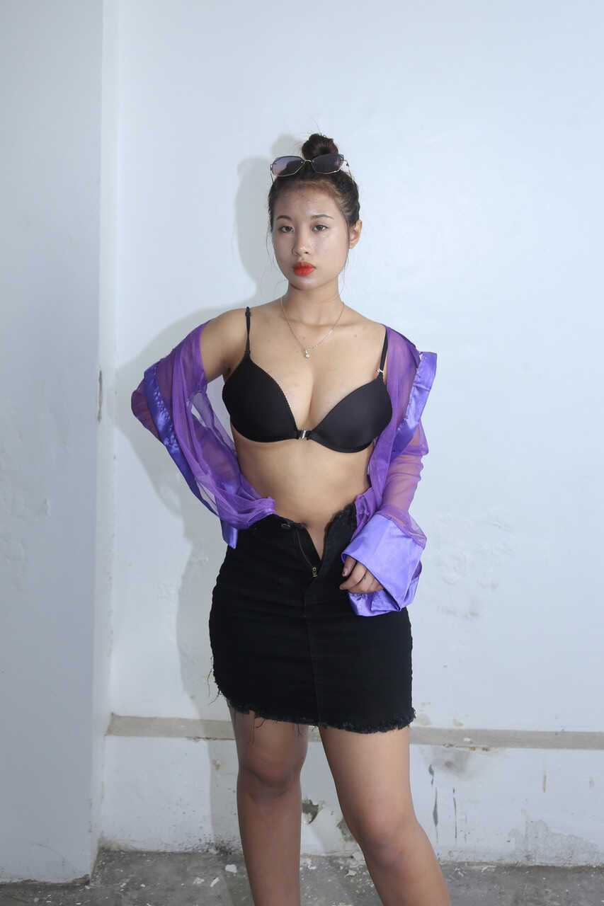 Asian Amateur Loves to Expose Her Natural Tits in Public - 
