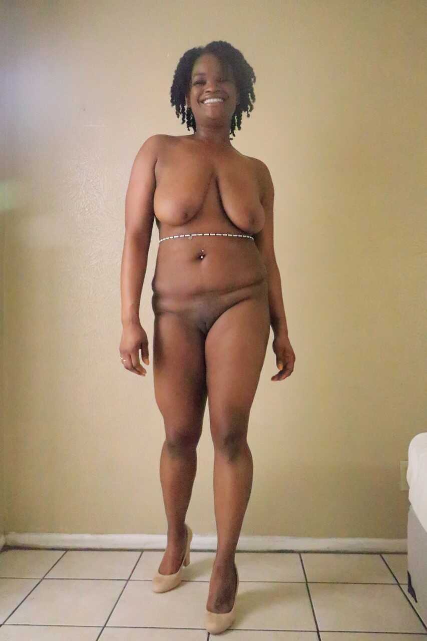 Sexy ebony MIFL GioDove poses naked and teases with her big saggy tits   Granny's Big Saggy Titties - 