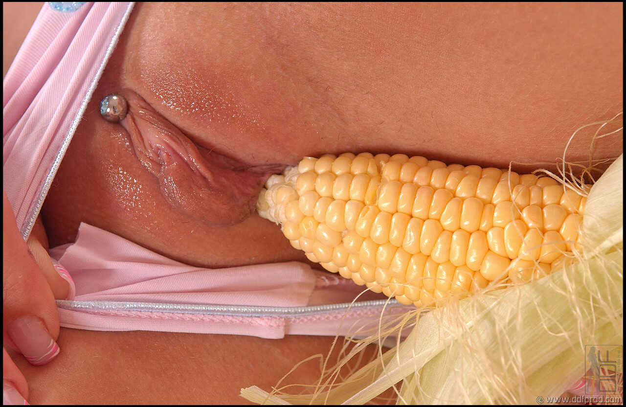 Hungarian Nympho Sheila Grant's Corn-filled Pussy and Pierced Ass: Best Tits Ever! - Sheila Grant
