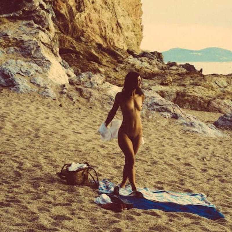 Hot Brunette European Julia Roca Gets Nude With Her Boyfriend On A Sunny Beach And Poses For Bel Gris Magazine - Julia Roc...