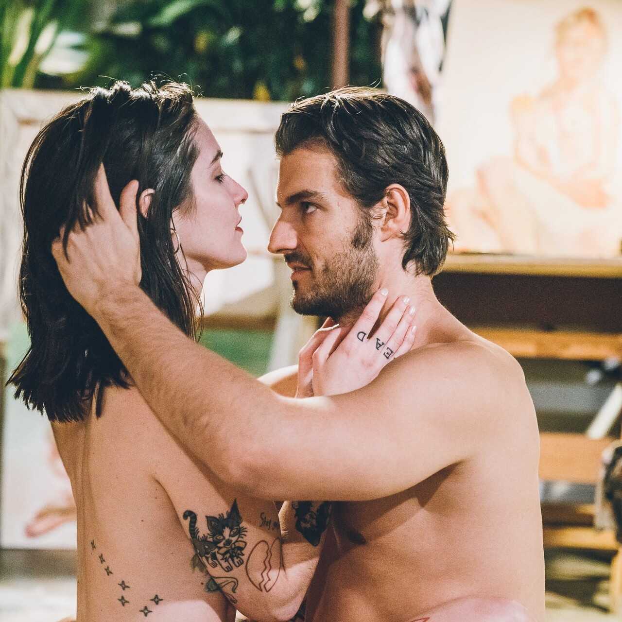 Tourmaline Kiss: A Taste of Tattooed Love with Jay Smooth and Skinny Brunette Beauty Tourma Selene - Jay Smooth, Tourma Se...