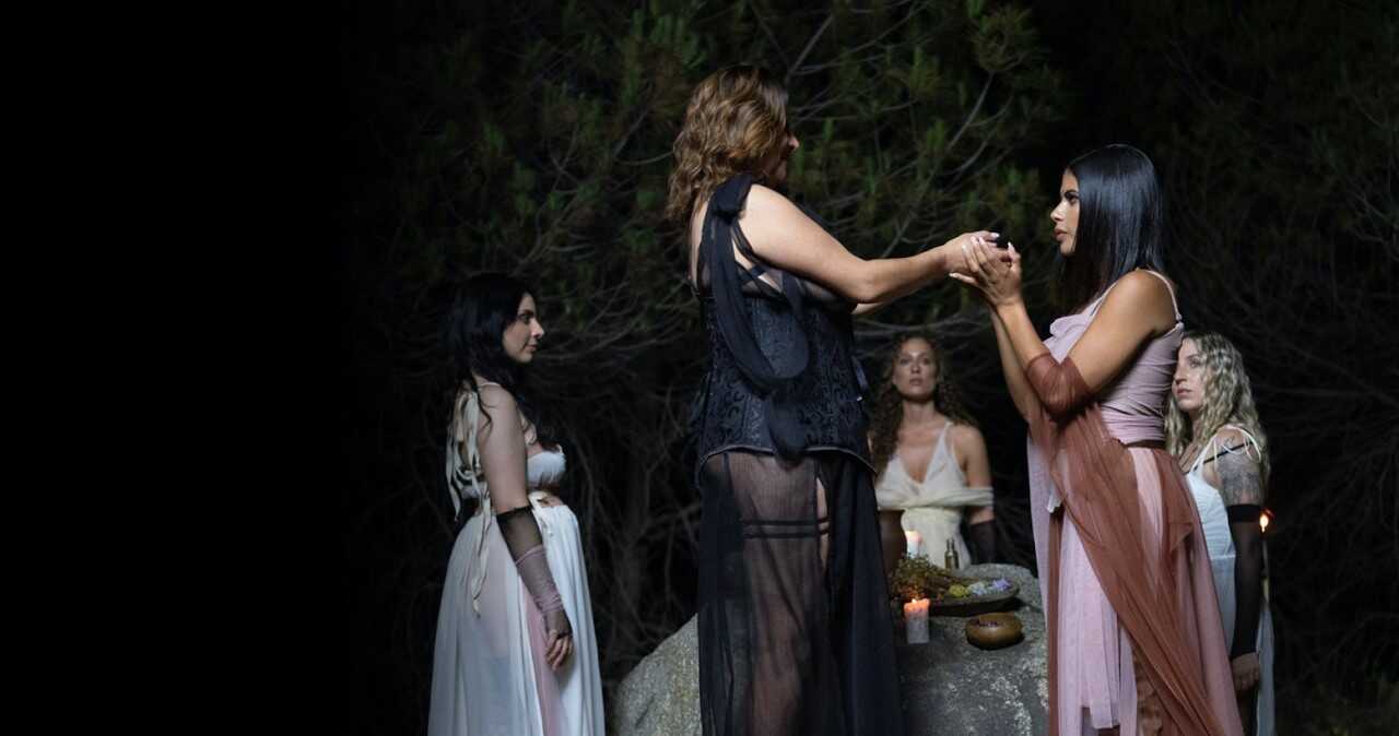 Pagan Orgy: Wild European Girls Strip Naked and Fuck in a Blindfolded Ceremony! - Maria Riot, Jane Jones, Sheila Ortega, S...