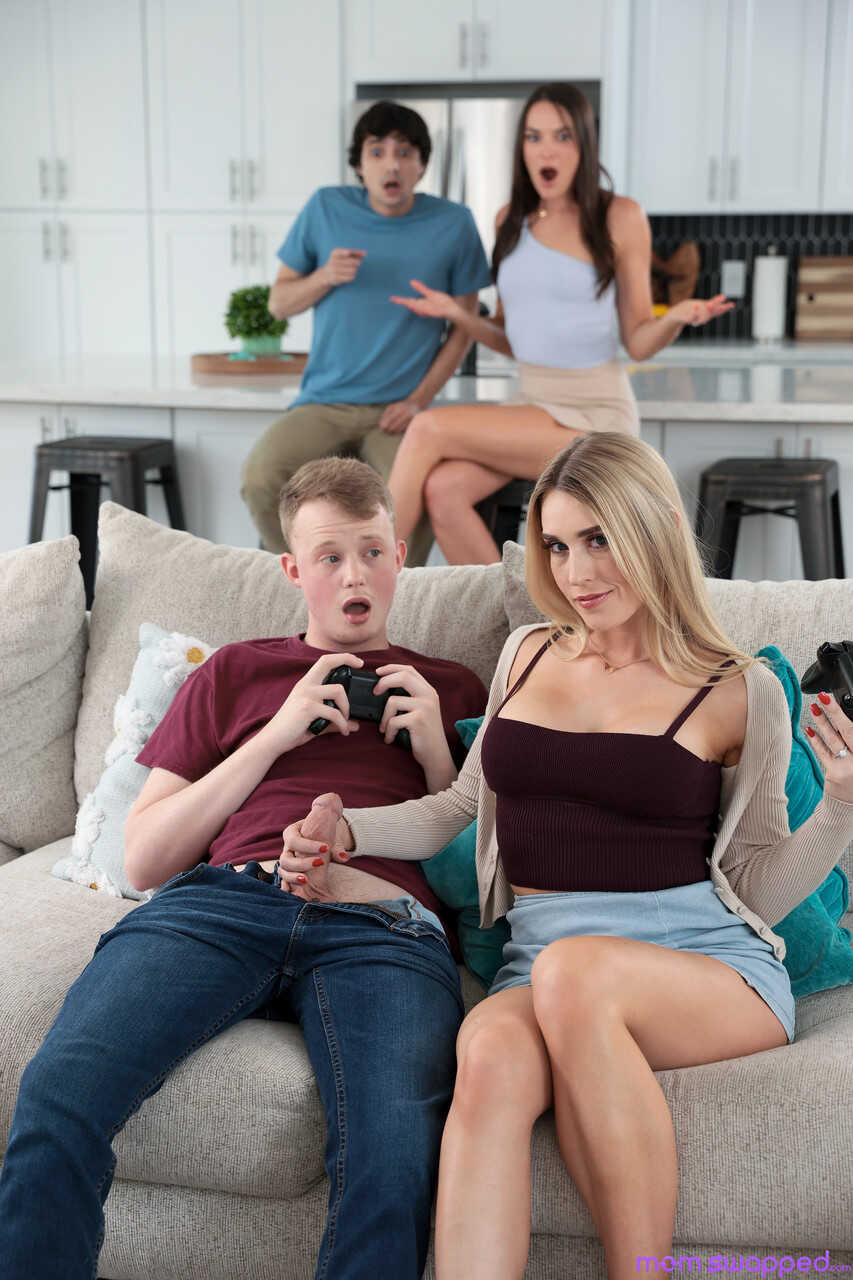 MILF Madness: Naughty Stepmoms Fuck Their Hot Sons And Best Friends In A Wild 4some! - Jimmy Michaels, Katrina Colt, Ricky...