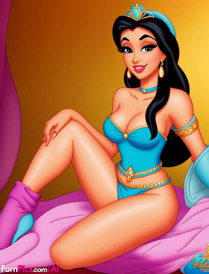 Princess Jasmine's Huge Tits and Flawless Curves Exposed for Your Pleasure! - Princess Jasmine