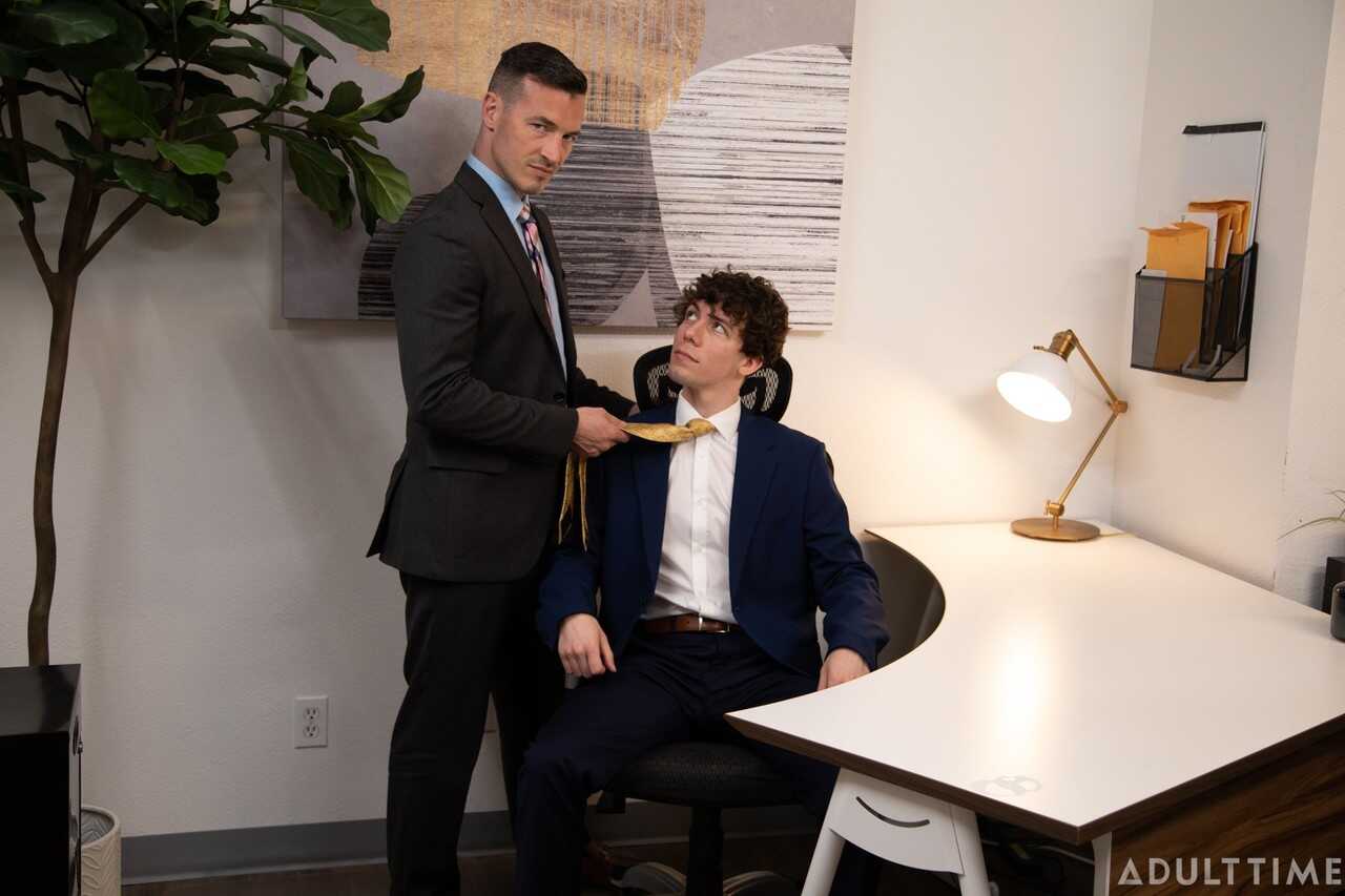Cristiano's Hard Cock Strokes Deep Inside Derek Kage's Tight Office Asshole During a Hot Adult Time - Cristiano,...