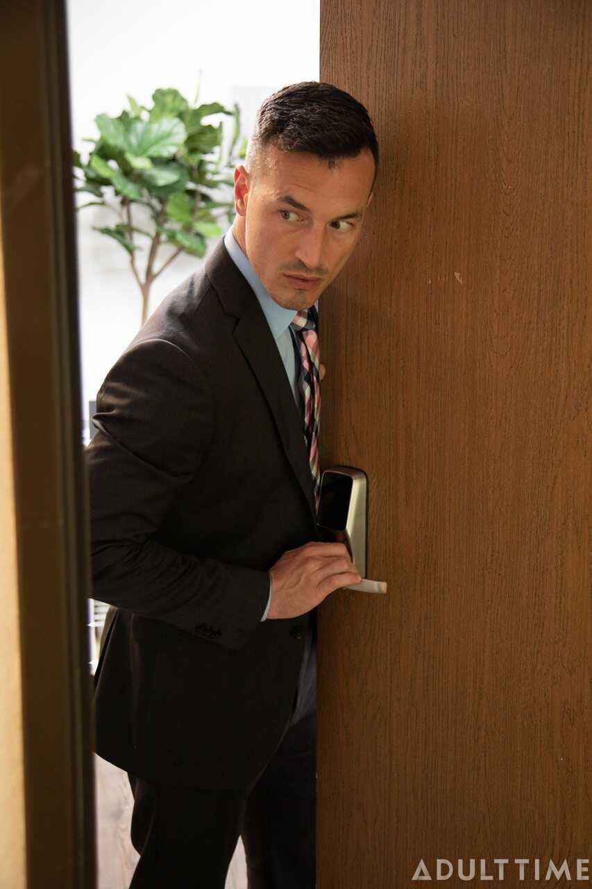 Cristiano's Hard Cock Strokes Deep Inside Derek Kage's Tight Office Asshole During a Hot Adult Time - Cristiano,...
