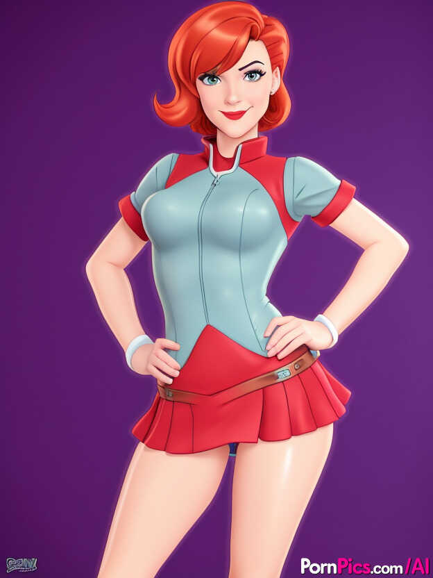 Seduction in the Cartoon Realm: Redheaded Stunner Gwen Tennyson Puts on a Sexy Show - Gwen Tennyson