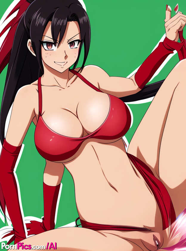 Busty Anime Goddess Momo Yaoyorozu Shows Off Her Huge Tits and Puffy Pussy