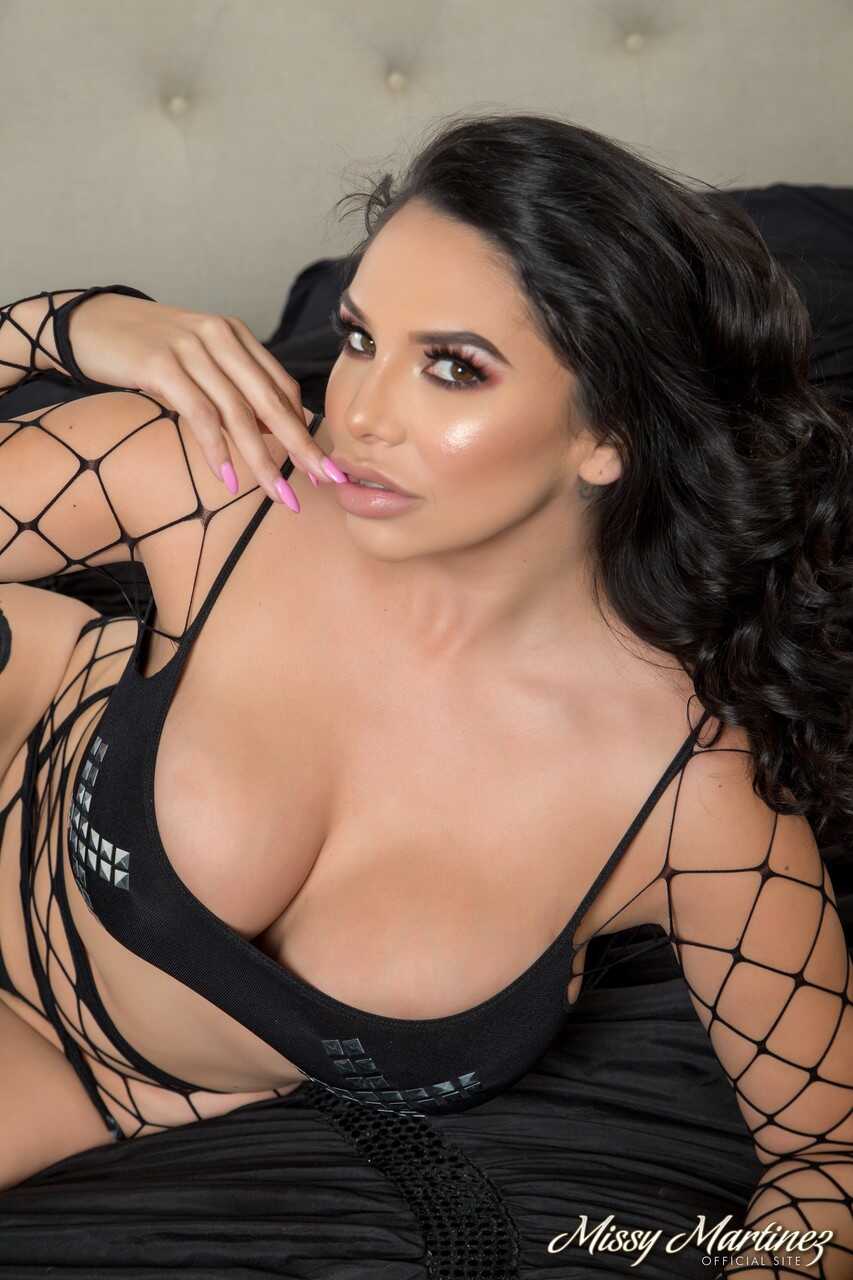 Curvaceous Latina Missy Martinez Masturbates in her Thigh High Boots and Stockings while Spreading her Ass for the Camera