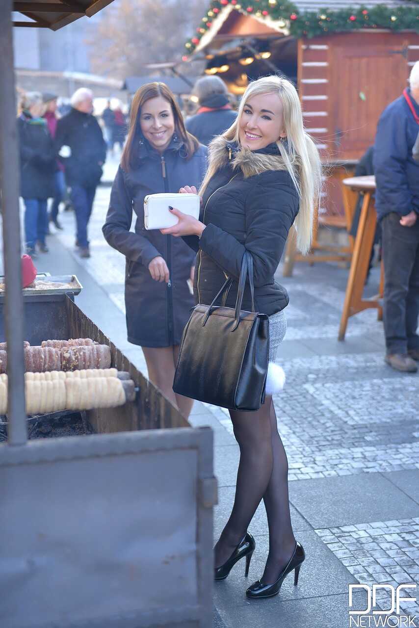 Adorable European teens Antonia Sainz and Daisy Lee share a stiff boner with their sexy moms in public - Antonia Sainz, Da...