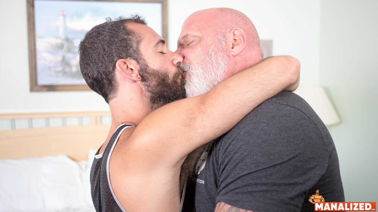 Hairy Jocks Unite: Tony and Stephen Fuck Deeply in a Wild Hairy Bareback Threesome - 