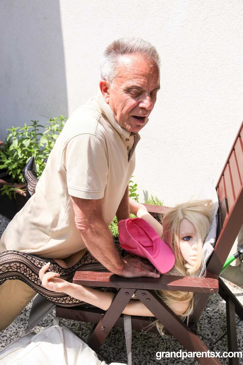 Granny's Got Game! Mature Mom Fucks Dolly the Doll After Facefucking and Licking Her Pussy with Dirty Gunther - Dolly...