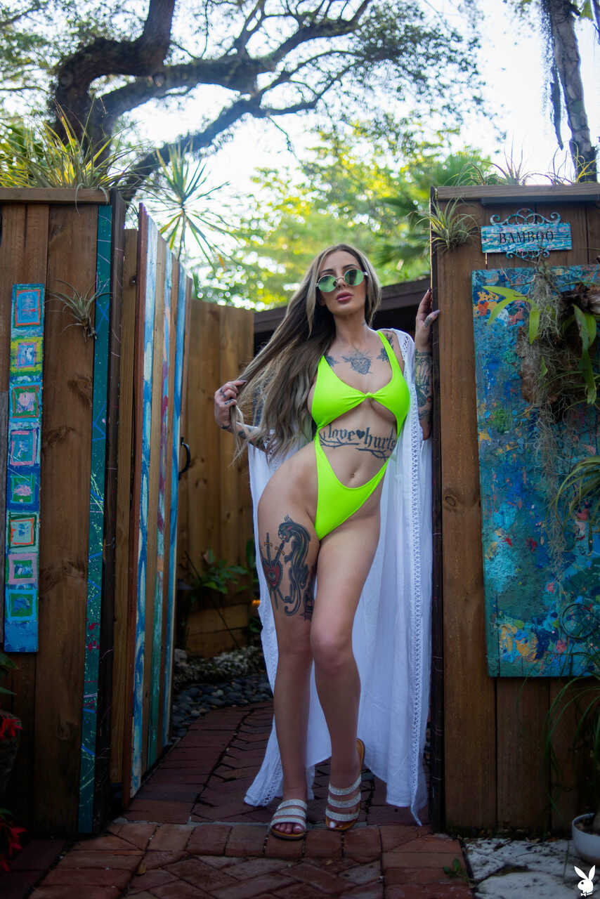 Outdoor Oasis with Tattooed Goddess PaigeAmaze - PaigeAmaze