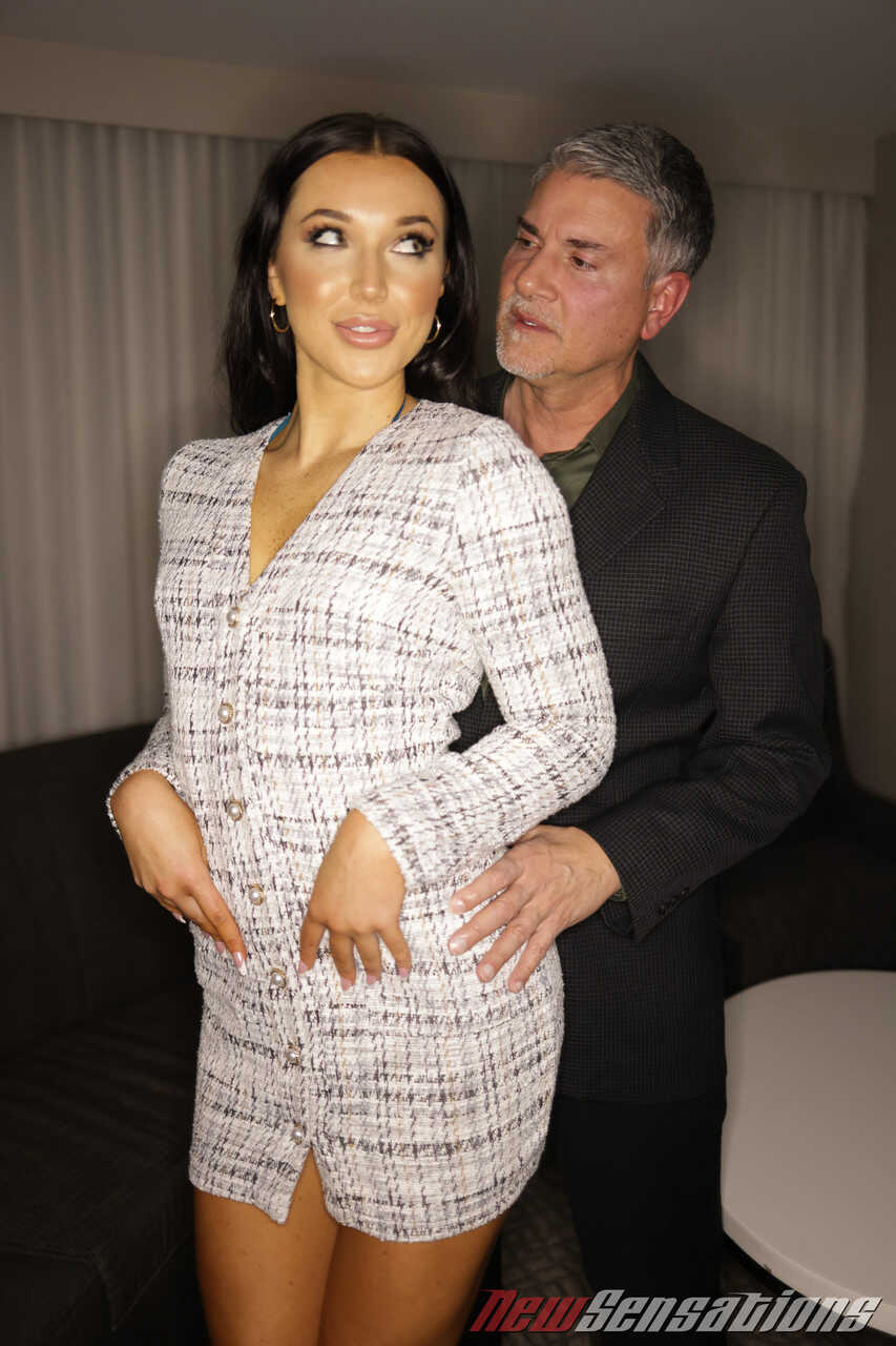 The Bossy Brunette: Dre Delevingne Takes Charge with Her Tiny Tits and Hubby's Knob - Dre Delevingne, Michael Stefano