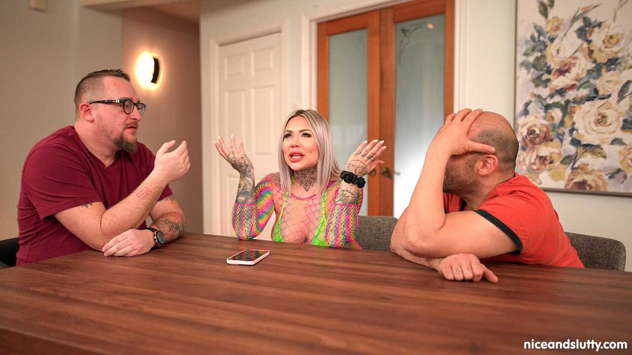 Veronique Tinkler Gets Drunk On Champagne With Rick Hard And Jon Perignon - Jon Perignon, Rick Hard, Veronique Tinkler