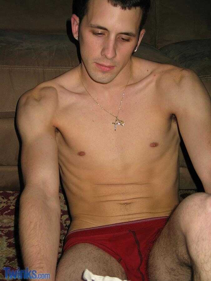 Skinny Twink Nate L Exposes His Hairy Ass And Jerks Off His Boner On The Floor Hairy Gay Cum - 