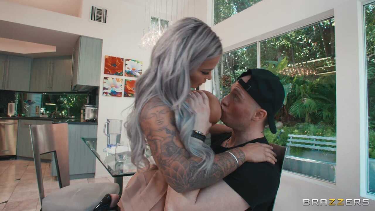 Busty British Babe Fucks Tatted Pornstar in a Steamy Brazzers Network Threesome with Zac Wild! - Hayley Davies, Zac Wild