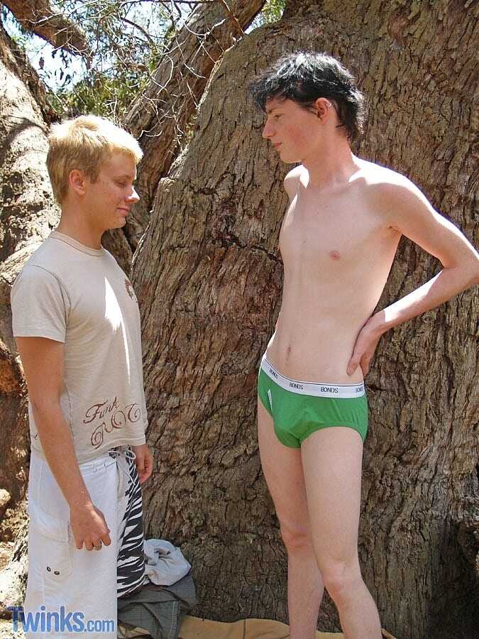 Outdoor Throatslappers: Jackson C and Sebastian M Go Down on Each Other in the Great Outdoors - 