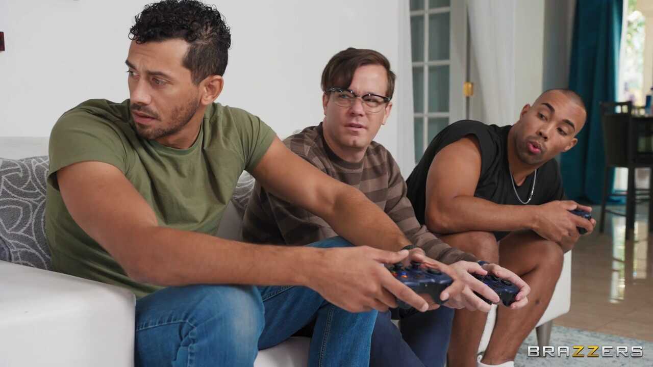 Busty Sedona Reign Gets Cock-Hungry with Two Brawny Dudes on Brazzers Network! - Sedona Reign, Alex Jones, Jaxson Briggs
