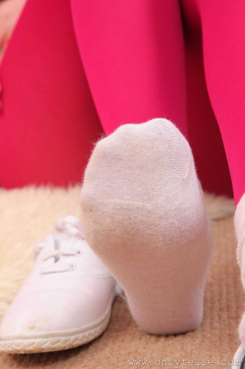 Redhead Teen Pantyhose Kara Carter: The Cheerleader Upskirt Socks - Kara Carter