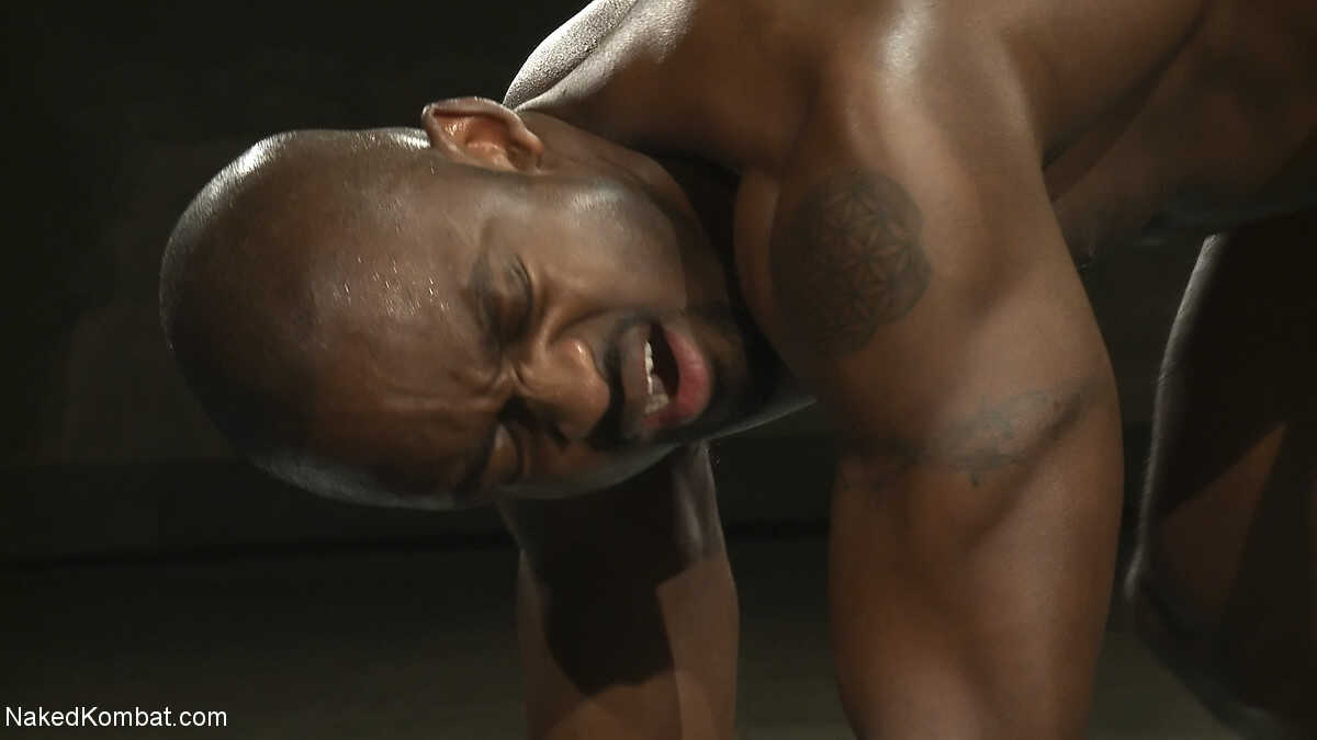 BBC Bare-Knuckle Bondage: Naked Interracial Gay Kombat with Derek Reynolds and Troy Daniels - 