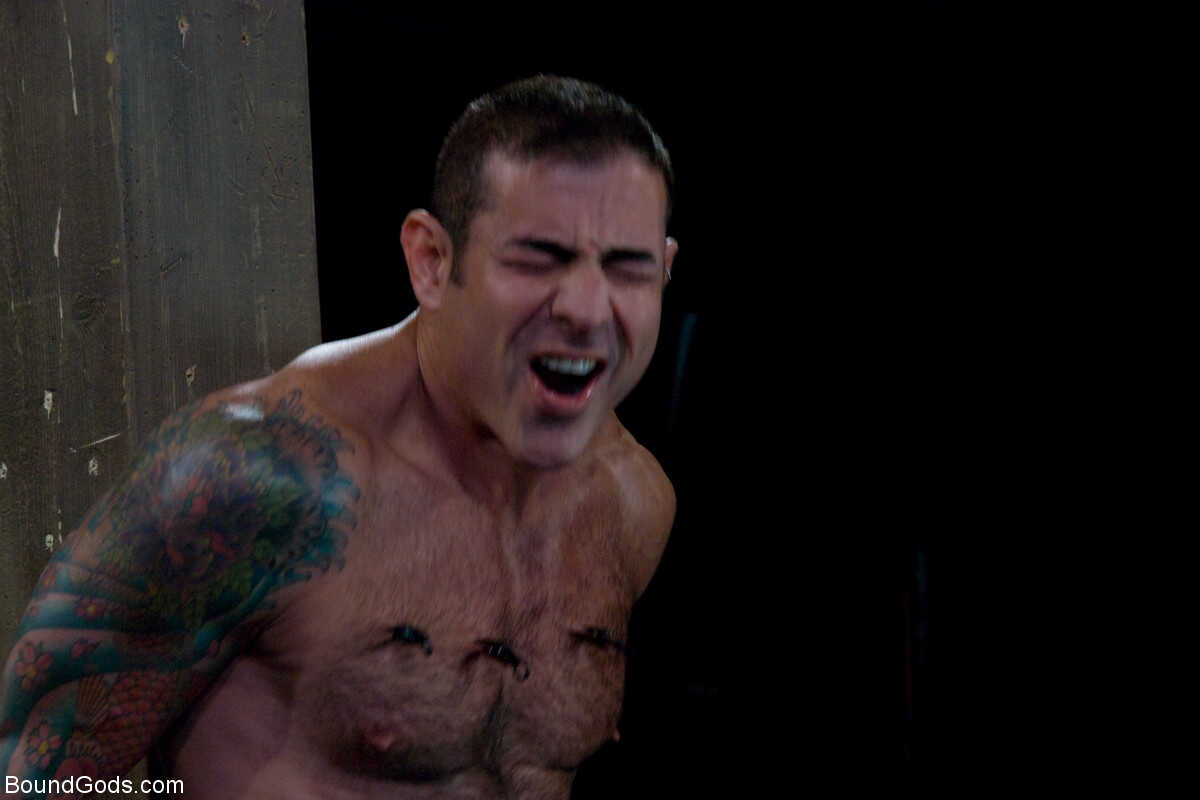 Restraint of the Bound Gods: Van Darkholme, Derrek Diamond's Hairy Bondage - 