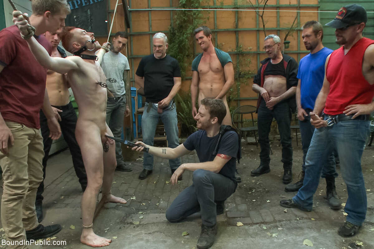 Public Humiliation: Bound and Exposed Connor Maguire and Bryan Cavallo get a taste of their own medicine from Damien Morea...