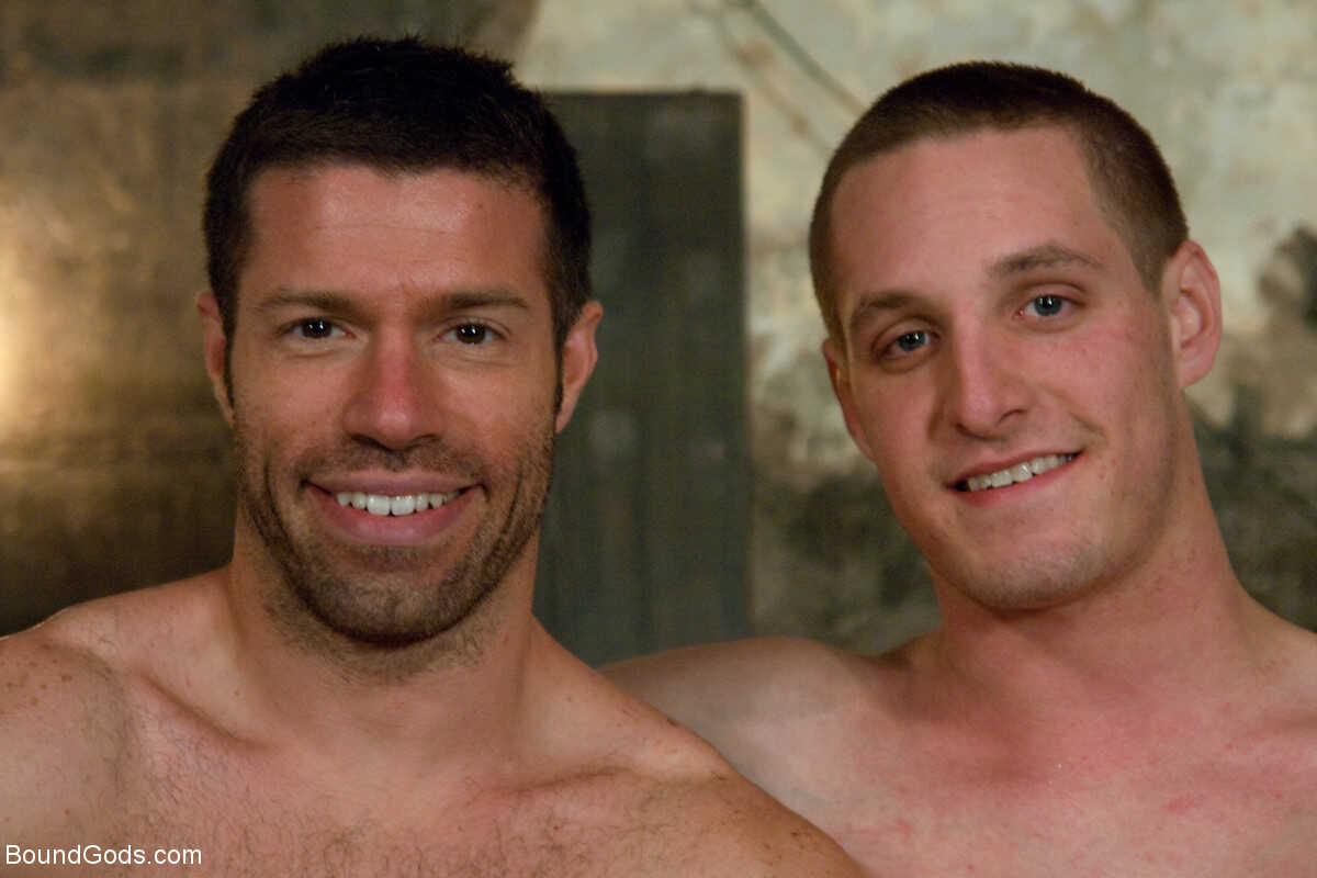 The Bound Gods of Olympus: Tristan Jaxx and Lief Kaase Torture Each Other with Sex Toys in a Greek Temple - 