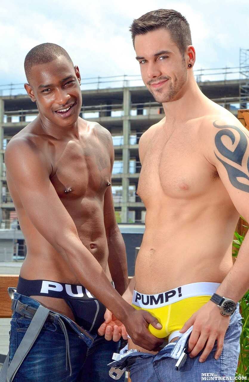 Felix Brazeau's BBC Creamed by Tyson Tyler's Hung Interracial Shaft in an IR Gay Fuck Fest - 