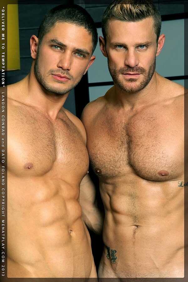 Office Orgasms: Muscular Gay Boss and His Employee Dato Foland Gets Fucked by Landon Conrad - 