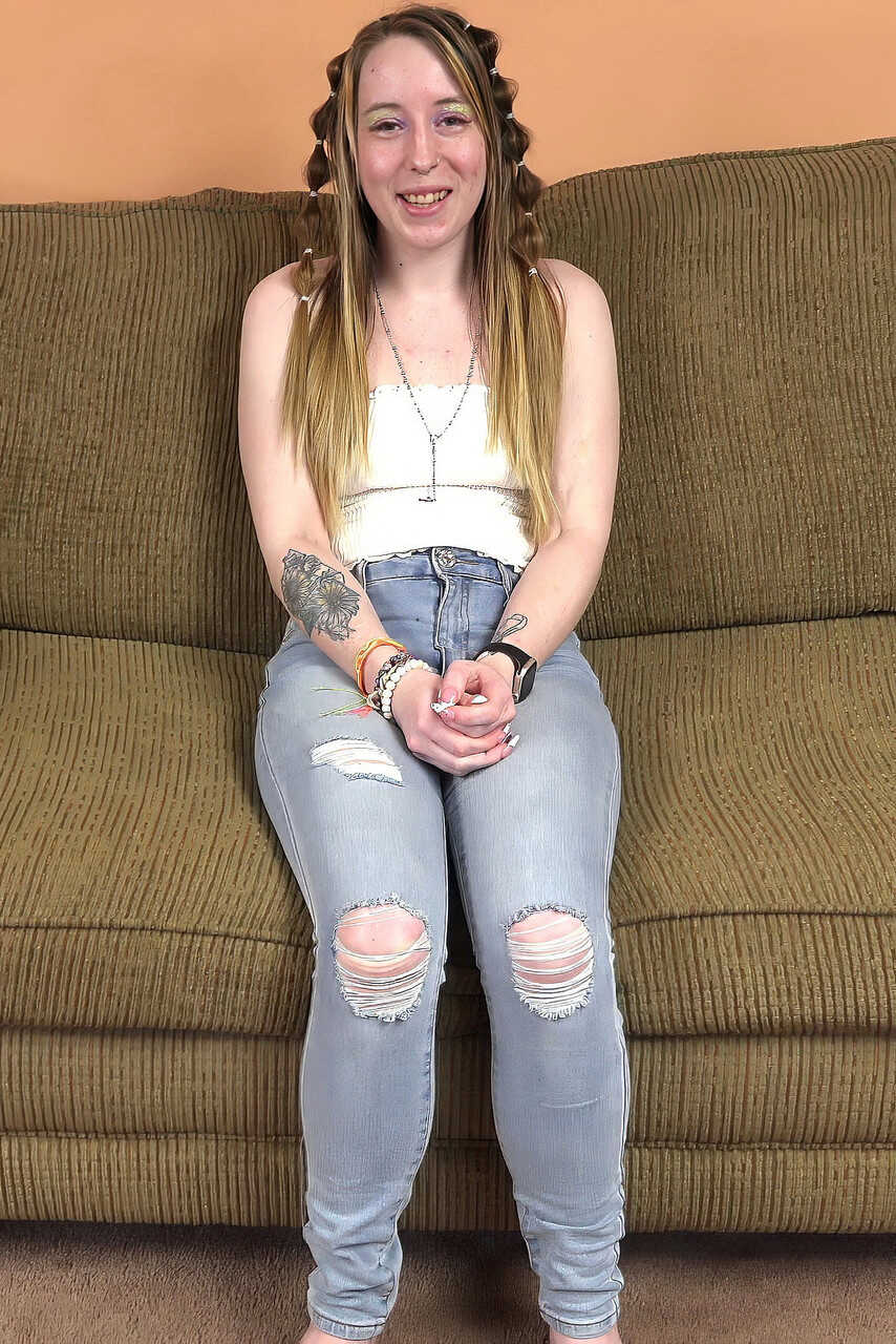 Innocent Ink-Bodied Amateur Student Melanie Sugar's First Anal Deepthroat on Campus - Melanie Sugar