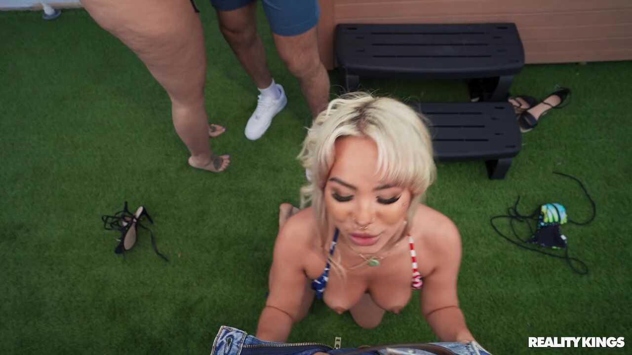 'Chubby Latina Luna Luxe Takes On JMac and Azzy Star' - Luna Luxe, Azzy Star, JMac, James Angel