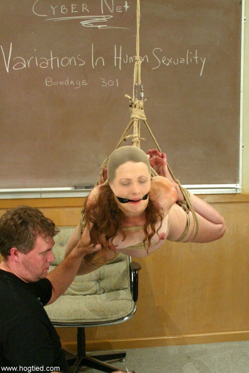 Lena Ramon's Teacher Punishes Her Naughty Submissive Ass with a Strap-On and Bound Spankings - Lena Ramon
