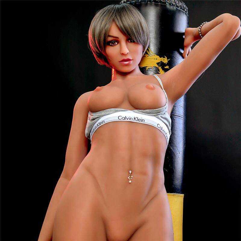 Fantasy fulfilled with the sexy sex doll, showing off her perfect breasts and curvaceous behind. - 