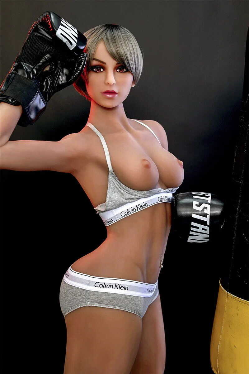 Fantasy fulfilled with the sexy sex doll, showing off her perfect breasts and curvaceous behind. - 