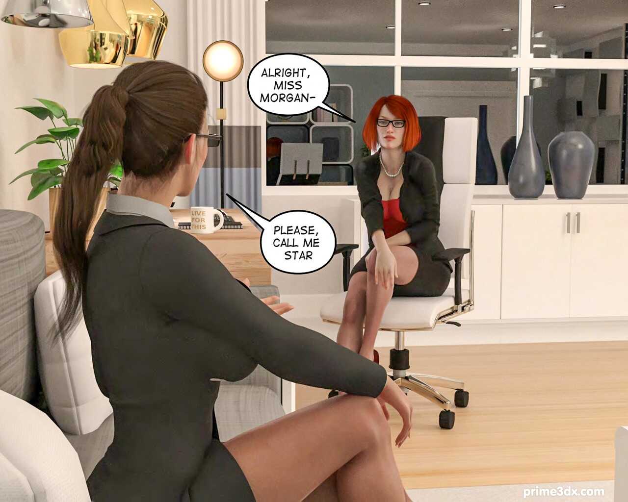Bouncing babes with big tits indulge in naughty lesbian lust in vivid 3DX - 