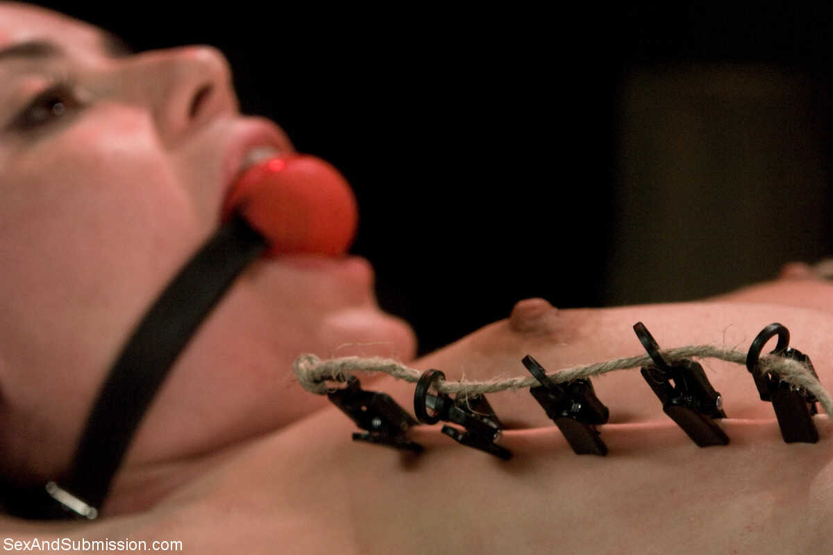 Ball-Gagged Slave Mina Leigh Gets Towed And F**ked By Her Master Derrick Pierce - Derrick Pierce, Mina Leigh