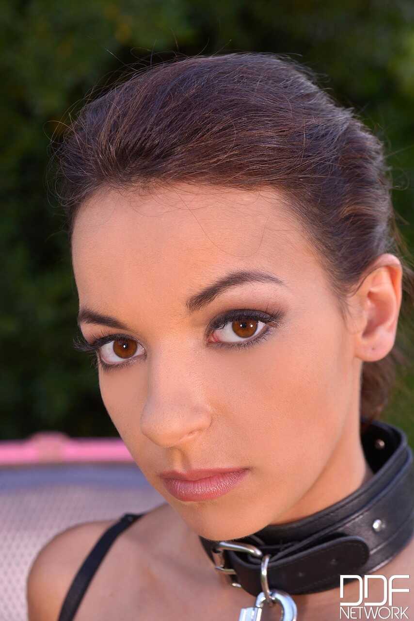 Beautiful brunette Sophia's fantastic boobs get filled with Ian's thick cock while she's being dominated by...